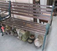 A garden bench