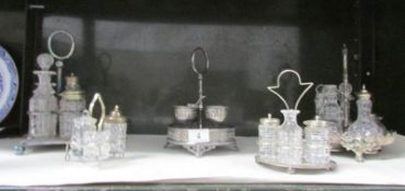 5 assorted cruet sets