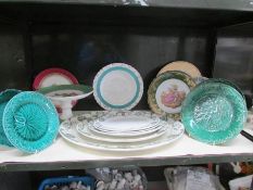 A mixed lot of plates and platters