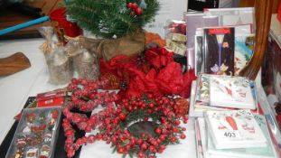 A mixed lot of Christmas items,