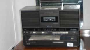 A Panasonic radio cassette player