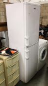 A tall Beko fridge/freezer