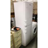 A tall Beko fridge/freezer