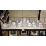 A Denby tea set with setting for 10