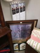 A mixed lot of framed prints