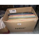 A box of LP records including Liberace, Shirley Bassey & The Shadows etc.