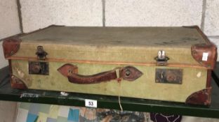 A vintage suitcase