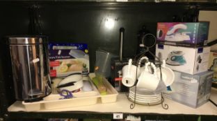 3 new irons & other kitchenware