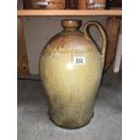 A large old earthenware jug