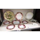 A quantity of Royal Albert sandwich plates etc.