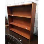 A 3 shelf bookcase