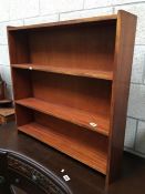 A 3 shelf bookcase