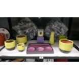 A collection of small pots by SIA & other SIA items