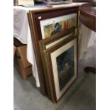 A quantity of framed & glazed pictures & prints