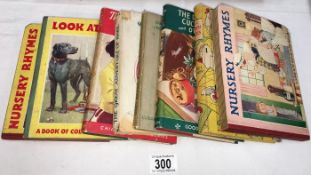 A quantity of old children's books