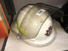 A Bullard USA defence fire service American firemans helmet