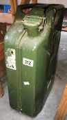 An old jerry can