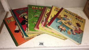An interesting collection of old annuals including Beano etc.