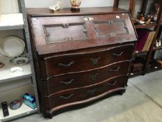 A Georgian oak bureau