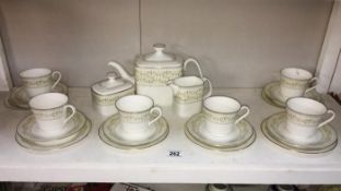 A Paisley tea set (21 pieces)