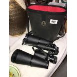 A pair of Carl Veitch 30x60 90ft at 10000yds binoculars with case