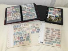 2 albums of German stamps and some loose pages