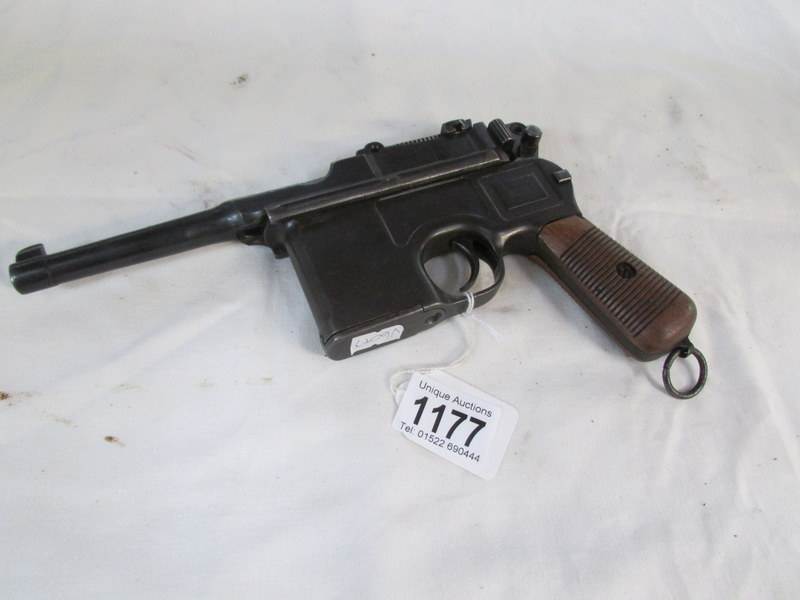 A Mauser 596 Bolo semi automatic pistol with de-activation certificate - Image 15 of 15