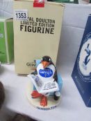 A Royal Doulton Guinness penguin figure (boxed with certificate)