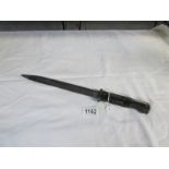 A German knife bayonet marked 41 Cof (Carl Eickhorn Solingen)
