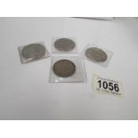A Liberia silver 1 dollar 1962, a copper nickel 1996,