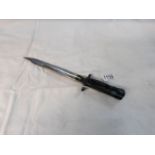 A British SLR L1A3 knife bayonet