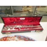 A cased Boosey & Hawkes Regent flute