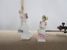 2 Royal Doulton figurines,