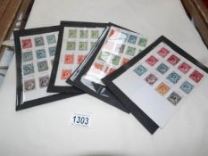 A quantity of Victorian Niger coast stamps