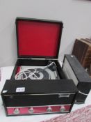 A Dansette Trent turntable (rewired,