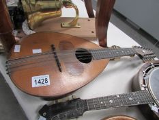 A mandolin,