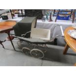 A vintage dolls pram