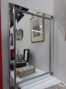 A good quality modern mirror,