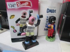 A Coalport Bertie Bassett and Farewell Gully figures (boxed and with certificates)