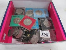 A box of 53 crowns and 5 shillings