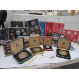 18 cased sets of British,