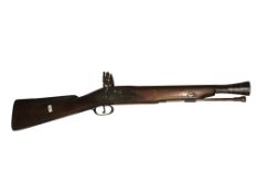 A 20th century replica Blunderbus rifle