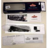 A boxed Bachmann 00 gauge model steam engine of Fairburn Tank Locomotive in LMS black livery
