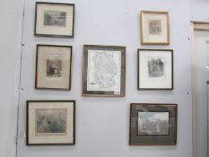 A quantity of mainly Lincoln prints