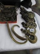 A quantity of horse brasses,