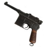 A Mauser 596 Bolo semi automatic pistol with de-activation certificate