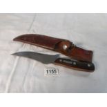 A Schrade 'Old Timer' 150T hunting knife with scabbard