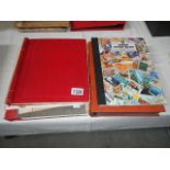 A collection of stamps and albums including Pakistan, Ceylon (Victoria), Bahrain,