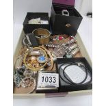 A large quantity of assorted jewellery including a chilli pepper bracelet, necklaces,