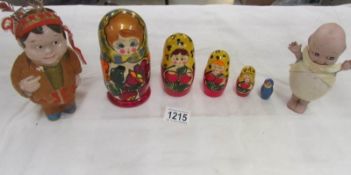 A vintage 'Cupie' doll,